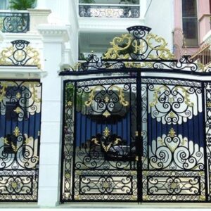 Cửa cổng sắt mỹ thuật MS01